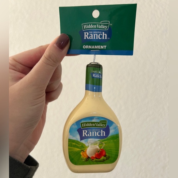 Hidden Valley Ranch Bottle Ornament, Collectable- NWT - Picture 1 of 4
